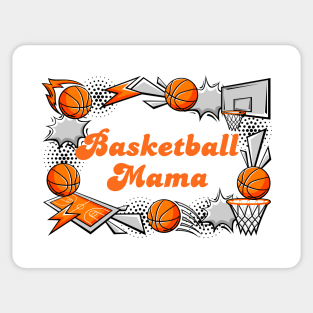 Retro Basketball Sticker